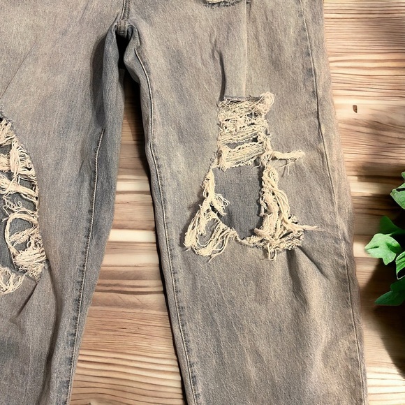 Wide Leg Wild Fable Jean Summer Staple Jean Intentionally Destroyed Super Comfy - Picture 4 of 13